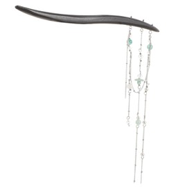 minkissy Hairpin Pins Ties French Pin Faux Hair Chopstick Hair Accessories Fake Bun Handmade Hairpin Slick Braids Balm Grip Finger Chopsticks Human Barrettes Barrette Stick Buns Bangs Alloy