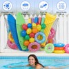 2 PCS Extra Large Pool Float Storage Bags,79×47 in Hanging