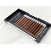 EMILYSTORES Lashes Extensions Brown Eyelashes 0.07MM Thickness Mixed Lengths 8-14mm