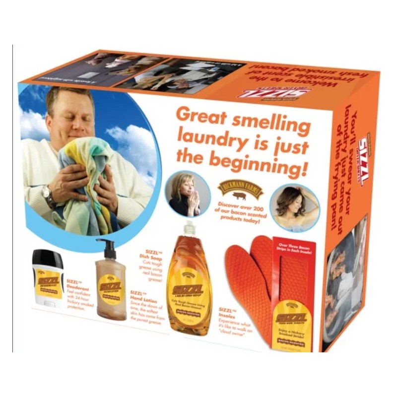 Prank-o Prank Small 8x6x2 SIZZL BACON DRYER SHEETS fake Gag