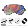 Vnwoalu Marbleized Effect Sleep Eye Mask Abstract Beautiful Natural Luxury