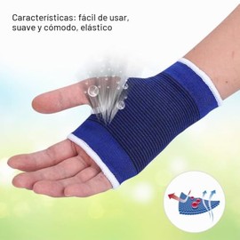 Muñequera elástica para túnel carpiano, diseño con bucle para pulgar y