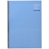 Kokuyo No-Y80MW-B Campus Notebook, Study Planner, Weekly Ruled, B5, Blue