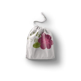 Le Jardin du Lin Bedruckte Baumwoll Taschen mit Kordelzug, Einkaufstasche, Beutel, Stoffsack, Stofftasche, Gemüsesack, Wiederverwendbare, Umweltfreundlich, Mehrzweck, Faltbar, Größe: 40x50 Cm