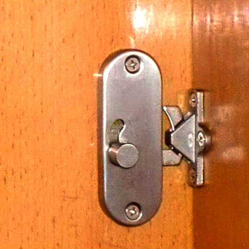 Sliding Door Lock 90 Degree Movable Door Right Angle Buckle
