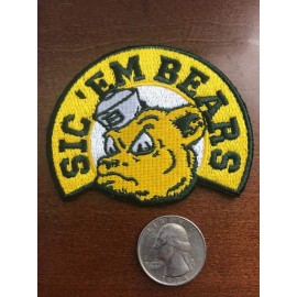 BAYLOR BEARS Vintage Embroidered On Your On Patch 3" X 2.5”