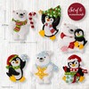 Bucilla, Polar Pals, Felt Applique 6 Piece Ornament Making Kit,
