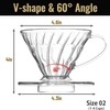 Plastic Coffee Dripper Size 02, with Free Coffee Scoop, V60