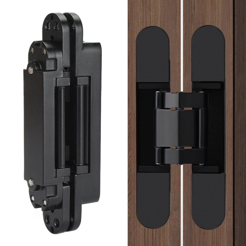 Hidden Door Hinges, Invisible Hinges for Hidden Door Silver Flush