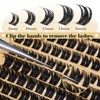 Wispy Lash Clusters D Curl Cluster Eyelash Extensions 150pcs Thick