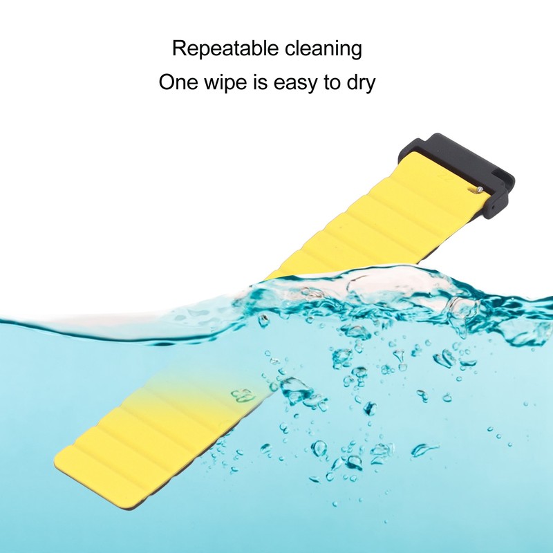 Silicone Replacement Watch Band Adjustable Magnetic Silicone Watch Strap for