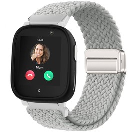 Issinlky Kids Nylon Braided band Compatible with Xplora X6, Elastic Magnetic Buckle Band for Xplora X6 Play