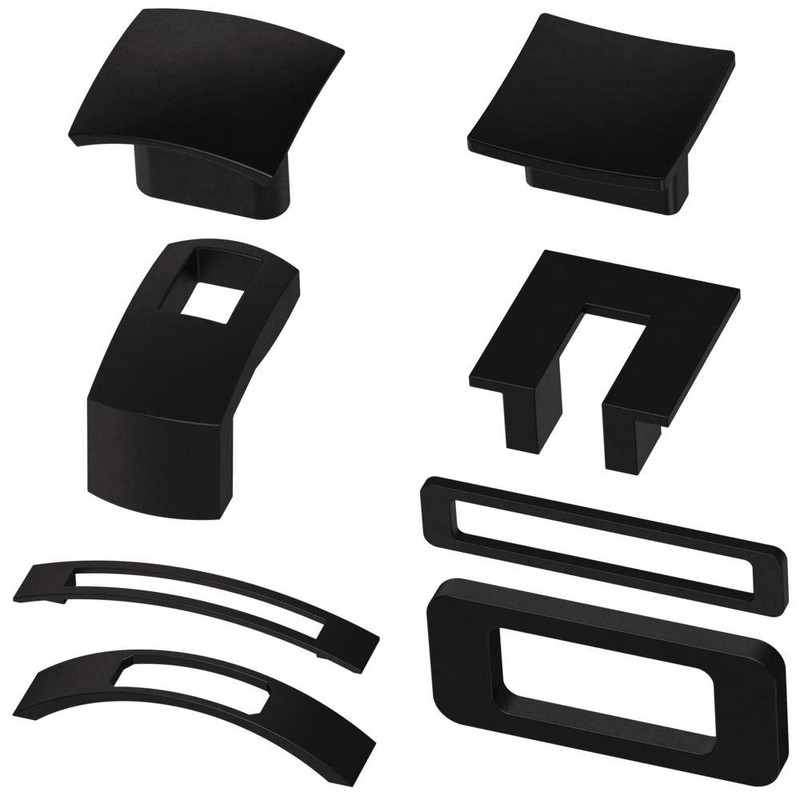Liberty Concave 1-1/4 in. (32mm) Matte Black 1-15/16 in. Wide