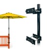 Patio Umbrella Holder,Heavy-Duty Umbrella Holder for Deck,Metal Deck Mount Umbrella