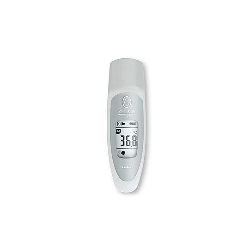 Yubix CISE-01/CG Radiation Thermometer with Stand, 1 Time, Cool Gray
