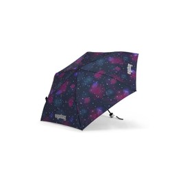 ergobag Children's Umbrella for School Bag, Ultralight and Small with Bag, Reflective Windproof, Bärlaxy - Purple, Unit size, umbrellae