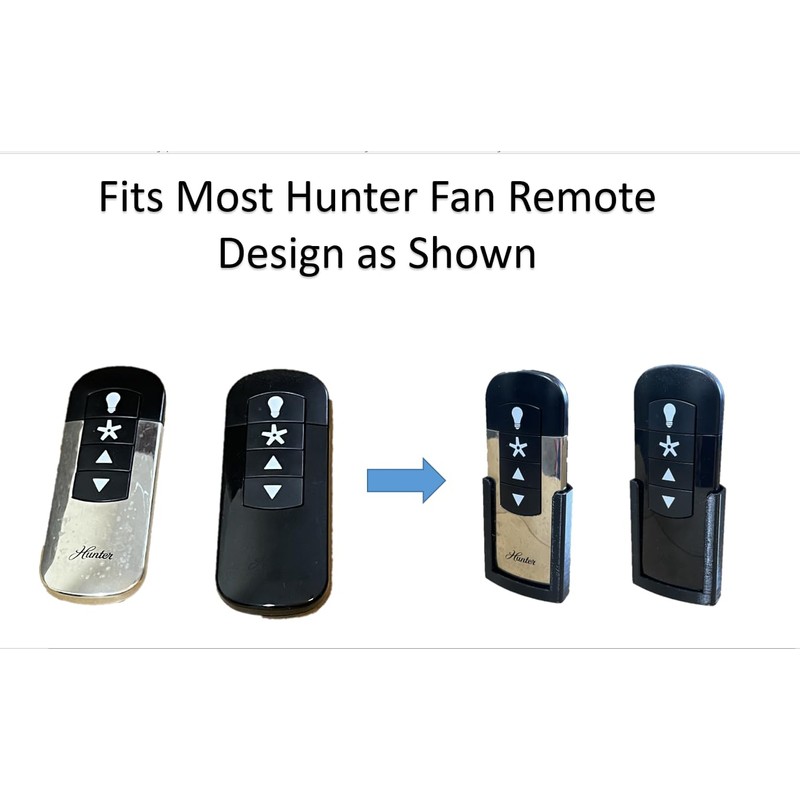 Fan Remote Holder Wall Mount Holder Compatible with Hunter and
