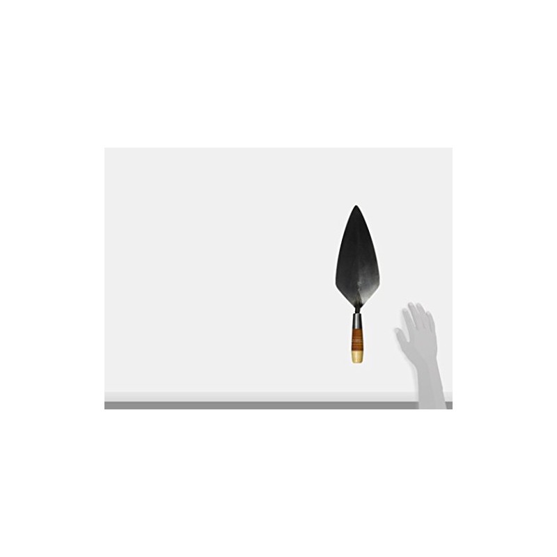Kraft Tool RO316-12 12" Narrow London Brick Trowel w/Leather Handle