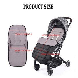 Cosytoes Footmuff, Fairy Baby Waterproof and Windproof,CosyToes Fleece Lined Universal Fitting for Pushchairs Strollers Prams Buggy (Black)