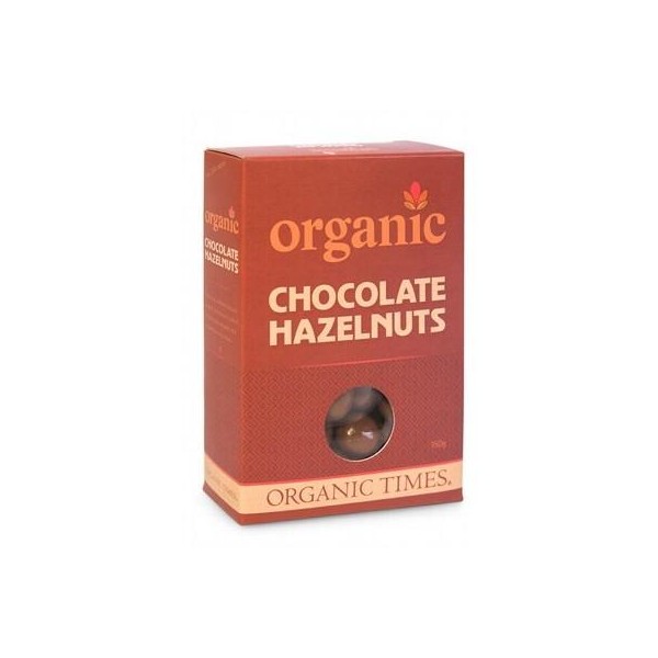 ORGANIC TIMES - Organic Milk Chocolate Hazelnuts 150g