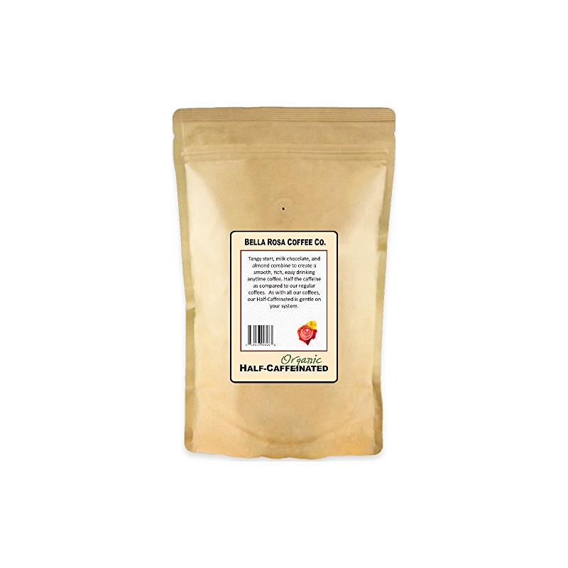 Organic Half-Caff, 12 oz. Fresh Ground Coffee, Medium Roast