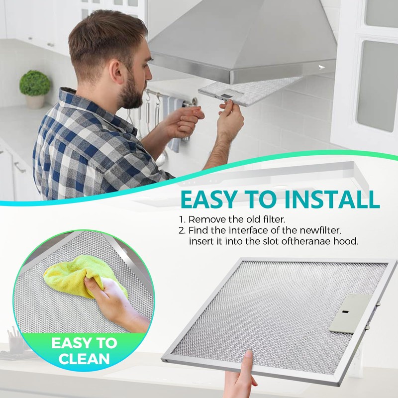 W10169961A Range Hood Filter Replacement 12" Long x 10.5" Wide