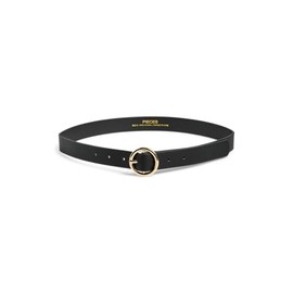 Pieces Women's PCBONNA Jeans Belt NOOS, Detail: Gold Buckle/Black, 90