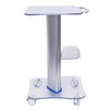 Acrylic Salon Trolley Cart on Wheels, Professional Mobile Salon Spa