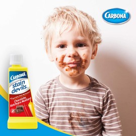 Carbona Stain Devils® #2 - Ketchup, Mustard & Chocolate | Professional Strength Laundry Stain Remover | Multi-Fabric Cleaner | Safe On Skin & Washable Fabrics | 1.7 Fl Oz, 1 Pack