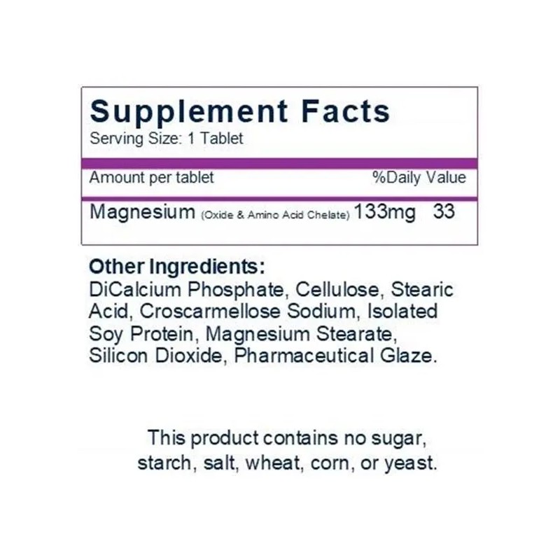 Plus Protein Magnesio Blanco 500 Tabletas