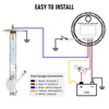 Marine Fuel Sending Unit with Float - 0-90 Ohms, Boat
