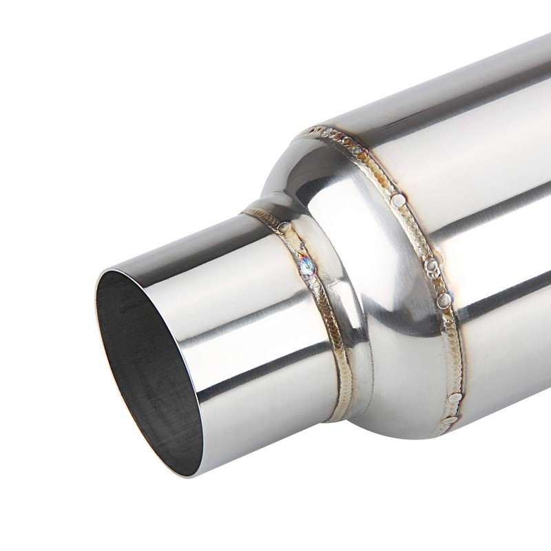 LCGP 2.5" inlet & outlet Universal Resonator, 16" Long Performance
