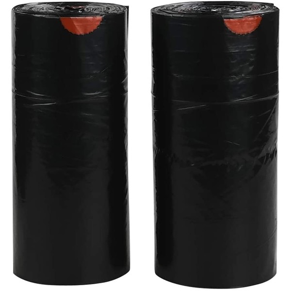Teyyvn 6 Gallon Black Trash Bag, Drawstring, 220 Counts