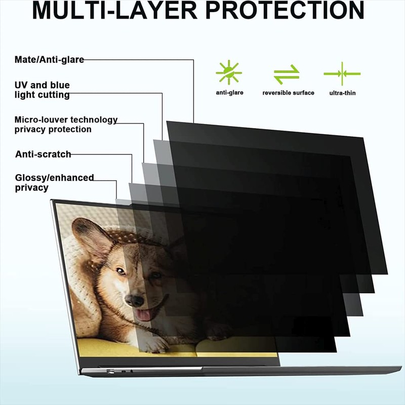 Thorani Privacy Screen Protector Protects Display and Data 13.3 Inch