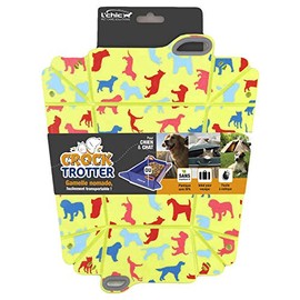 Chop2bowl Dog and Cat Travel Collapsible Water and Food Bowl Snap on Chopping Board (Green) by CYNJO