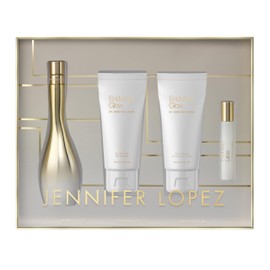 Jennifer Lopez Enduring Glow Gift Set | Eau De Parfum 50ml (1.7 fl. oz.), Shower Gel 75ml (2.5 fl. oz.), Body Lotion 75ml (2.5 fl. oz.), & EDP Rollerball 7.5ml (0.25 fl. oz.)