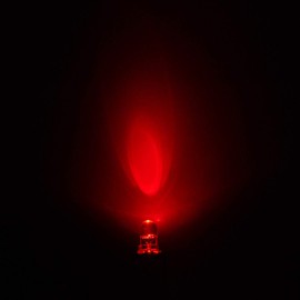 CHANZON 100 pcs 3mm Red & Green LED Diode Lights Common Cathode(Clear Round Transparent Bicolor) Bright Lighting Bulb Lamps Electronics Components Indicator Light Emitting Diodes