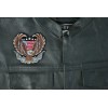 Ivamis Patriotic Biker Eagle Patch Iron on applique - 4x3.8