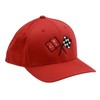 Corvette C2 Flex Fit Hat Red Large/Extra Large Fit