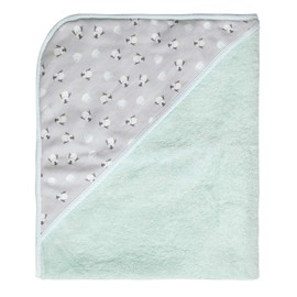 bébé-jou Lou-Lou 3010117 Hooded Towel 85 x 75 cm Green