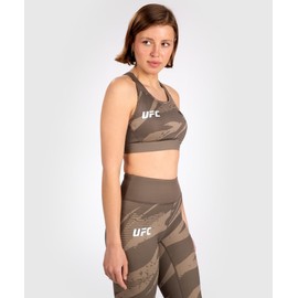 Venum UFC Adrenaline Fight Week Women's Sports Bra - Desert Camo - Small