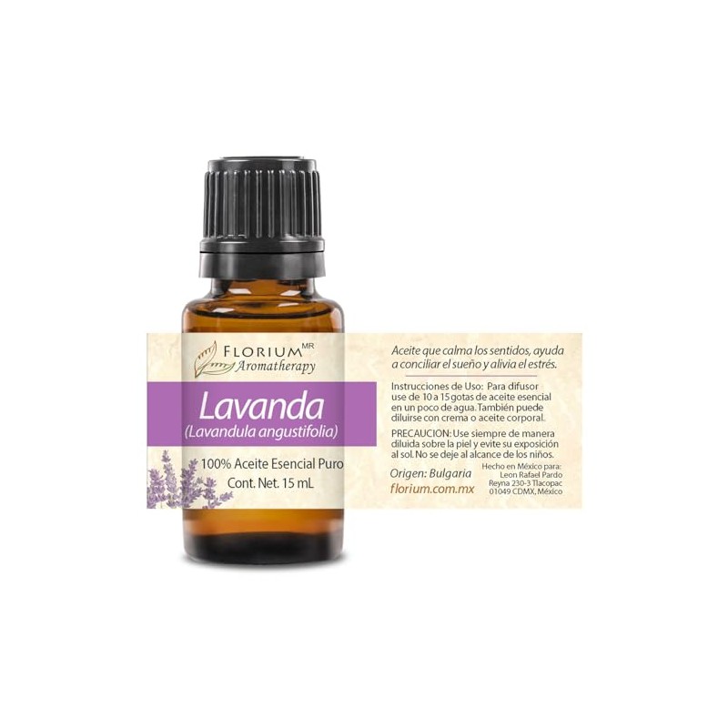 Lavanda - Aceite Esencial Puro 15 ml - Grado Terapéutico
