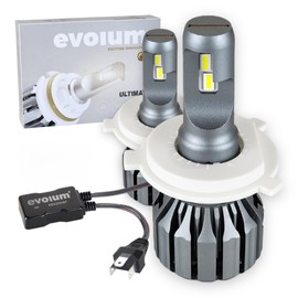 Ultimate Kit de Focos Led 15000 lumenes Luz Blanca Premium Automotriz Todas las Medidas Auto Faros Delanteros Iluminación Principal (H4)