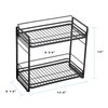 zccz 2-Tier Bathroom Countertop Organizer - Detachable Standing Rack Bathroom