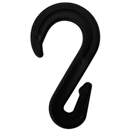 MYST Net Hooks, Set of 4, Width 1.4 x Height 2.4 inches (35 x 60 mm), Diameter 0.6 inches (14 mm), For Adding Netting Fixing Points