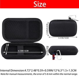 khanka Hard Travel Case Replacement for SanDisk Professional 1TB/2TB/4TB PRO-G40 SSD,Case Only.