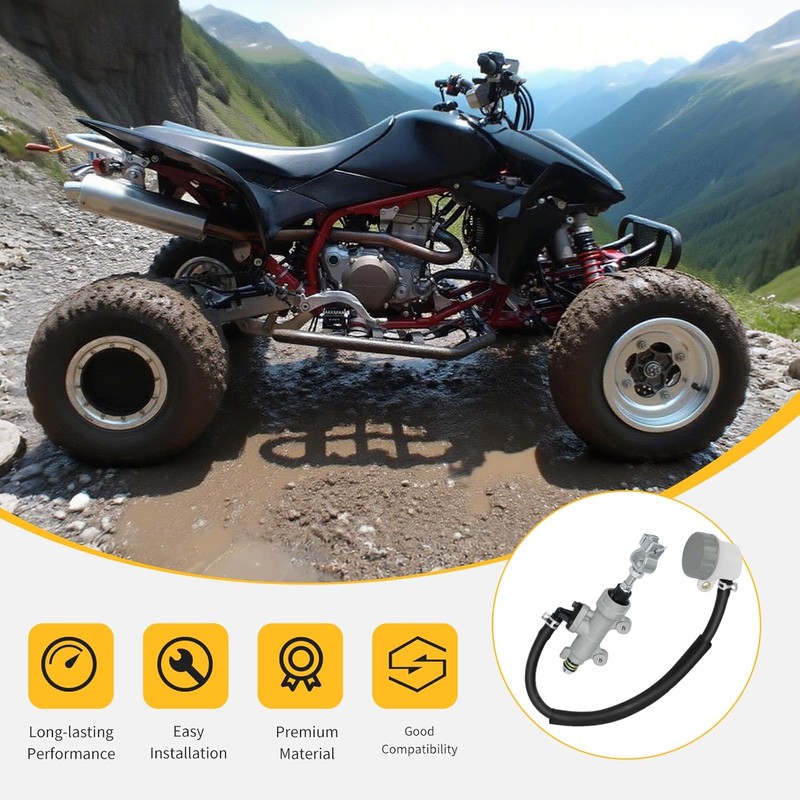 M MATI 43510-HP1-305 Rear Foot Brake Master Cylinder for Honda