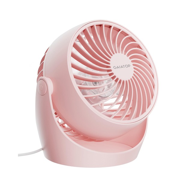 Gaiatop Desk Fan, 5-Inch Portable Electric Table Desktop Air Circulator