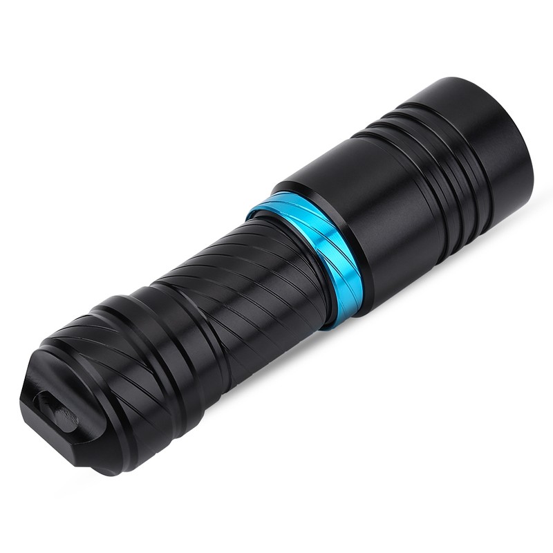 50m Outdoor Underwater Portable LED Torch Aluminium Alloy Waterproof Flahlight