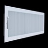 Fits 24x8 Duct Opening Steel Adjustable Air Supply Grille by